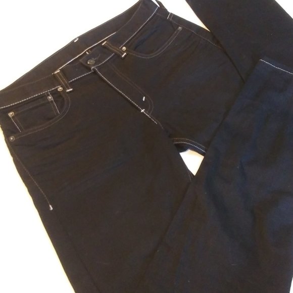 Levi's | Jeans | Mens Black Levis 51 Skinny Jeans Size 33x32 | Poshmark